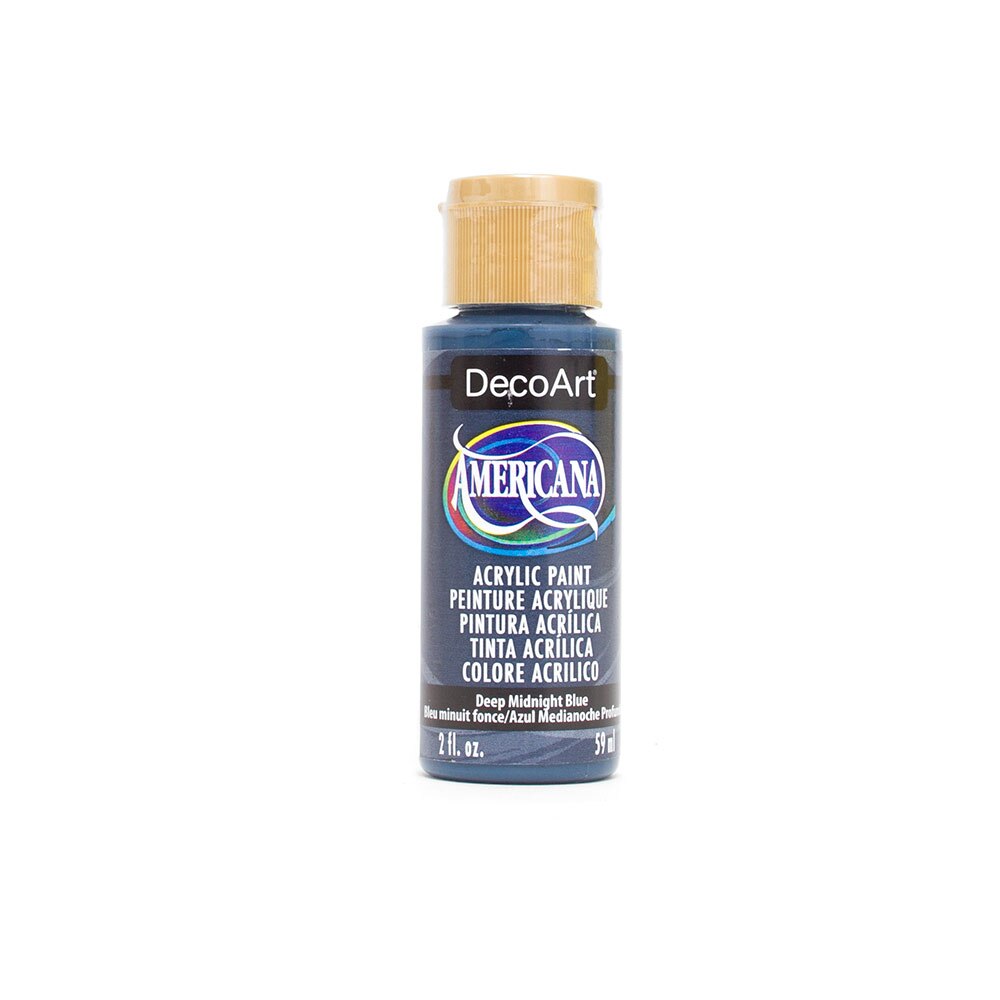 DecoArt, Acrylic, Art & School, Americana, 2 ounce, 30369, Midnight Blue